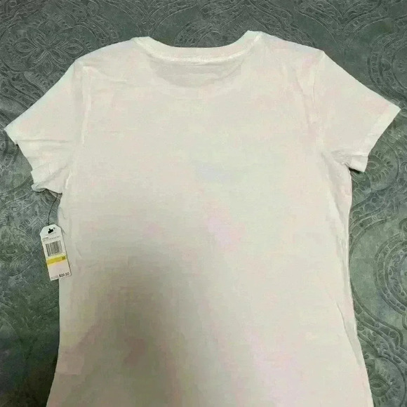 Nautica Womens SOLID CREWNECK T-SHIRT Size M - Picture 3 of 3